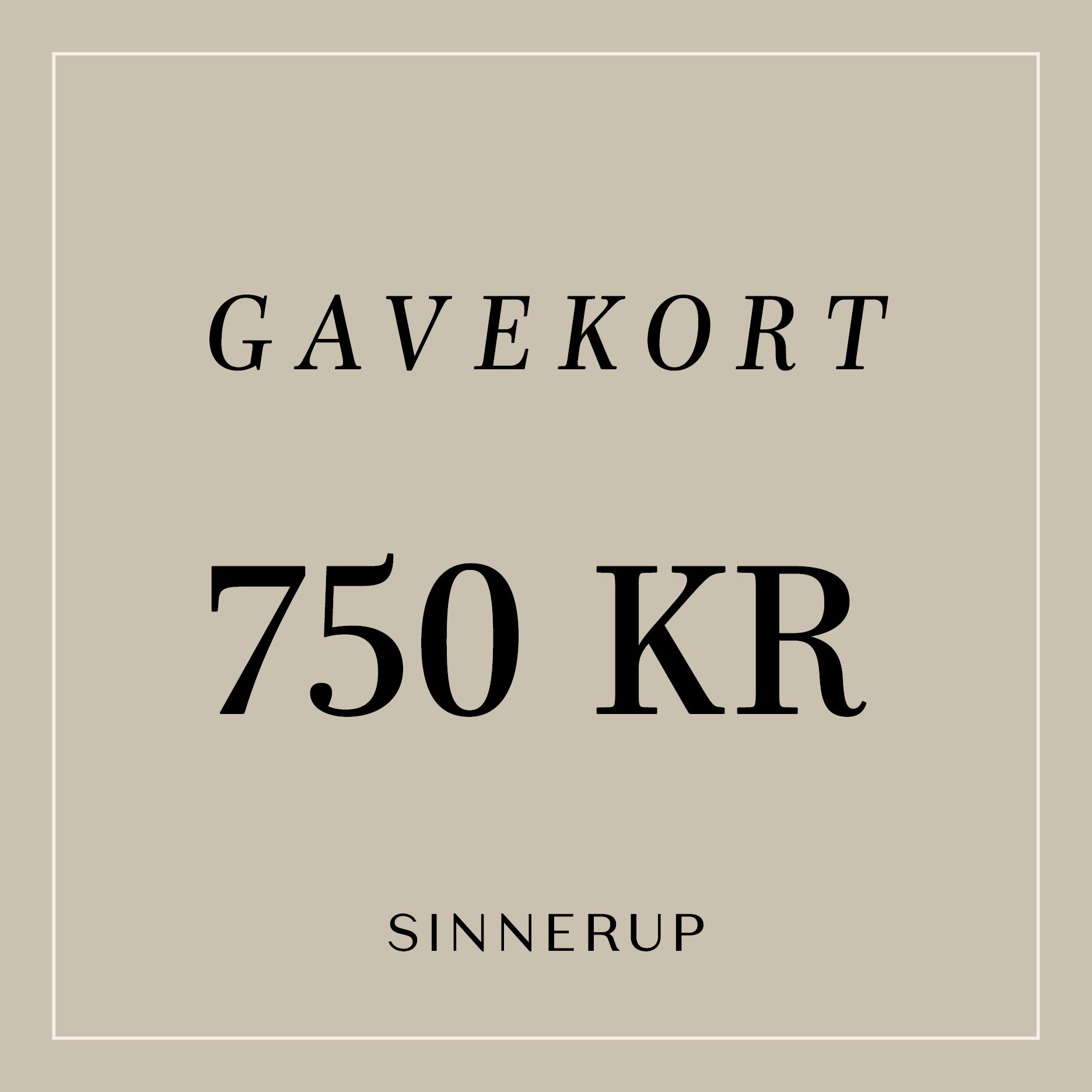 Sinnerup Geschenkkarte